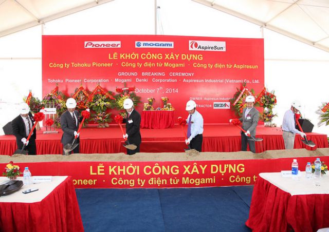 Ground Breaking Ceremony OfMogami Plant In VSIP Hai Phong