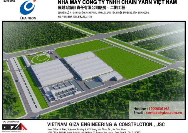 NHÀ MÁY CHAIN YARN GIAI ĐOẠN 2